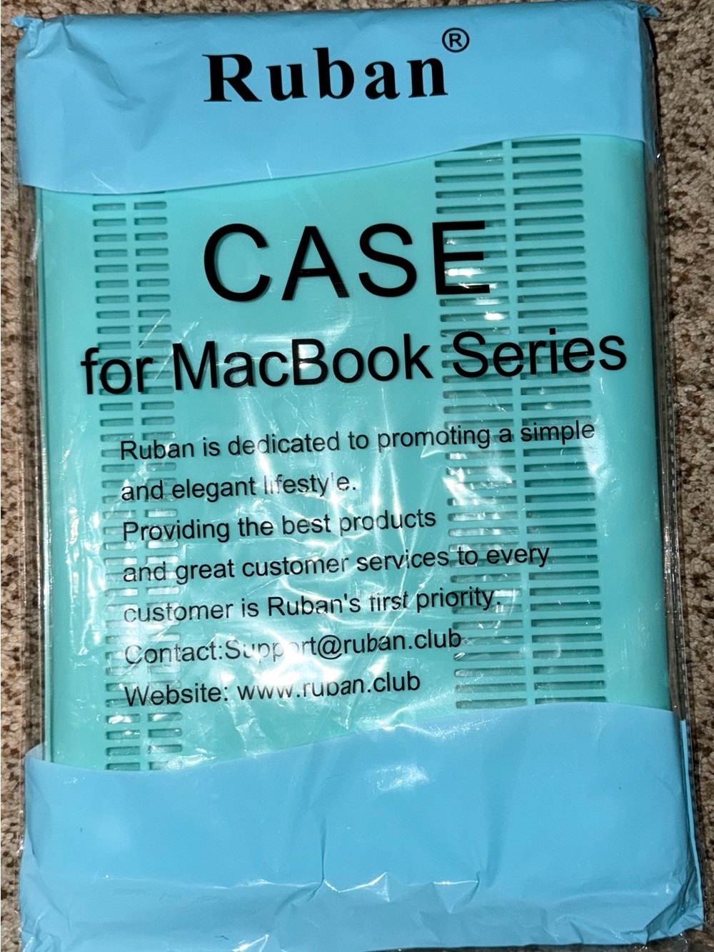Ruban MacBook Case in Mint Green Mac Pro 13 2in1